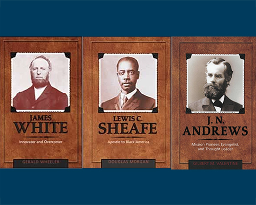 Adventist Biography Series three book covers